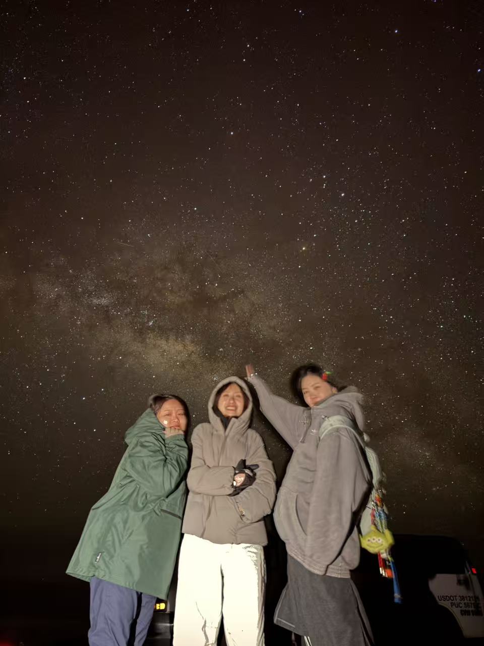 Guests beneath the Milky Way